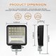 thumbnail image 4 of LED Work Light Bar 12V 24V Spot Flood Combo 56 SMD 3030 for Off-Road Trucks SUV ATV Boat Tractor Headlights 4x4, 4 of 4