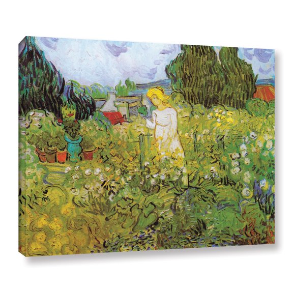 Marguerite Gachet in the Garden Gallery Wrapped Canvas