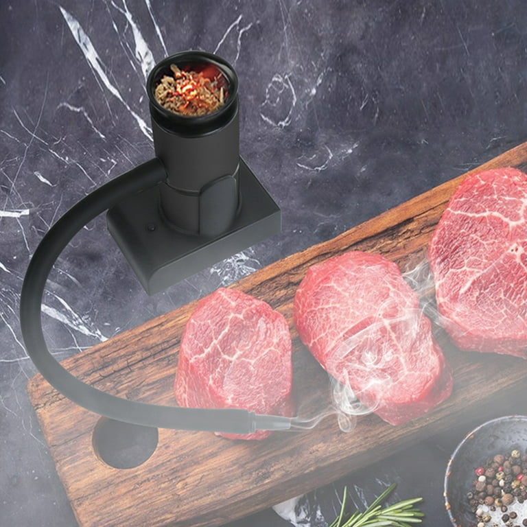 Cocktail & Food Smoker 2-in-1 Kit - Drink Smoker with Wood Chips & Accessories, Smoke Infuser | Smoking Gun for Meat, Drinks, BBQ, Cheese, Veggies 