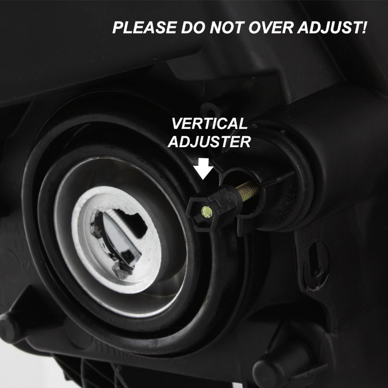 AKKON - Fits 2007 2008 2009 Altima Sedan Driver & Passenger Both Side Halogen Headlights Headlamps Black