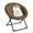 Brown, variant on Huisuilinss Saucer Chair,Folding Moon Chair,Folding Chair With Metal Frame,Oversized Foldable Circle Chair,Non-Slip Plush Lounge Chair For  Bedroom Dorm Living Room Apartment