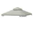 thumbnail image 2 of Garden Winds Replacement Canopy Top Cover for the Cottleville Gazebo -Standard 350 - Stripe Stone, 2 of 6