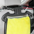 thumbnail image 4 of Car Clothes Rack | Car Seat Back Armrest Organizer | Multifunctional Car Security Clothes Hanger with Hook | Sturdy Plastic | Easy Install | 36x22cm | 1 Pack, 4 of 6