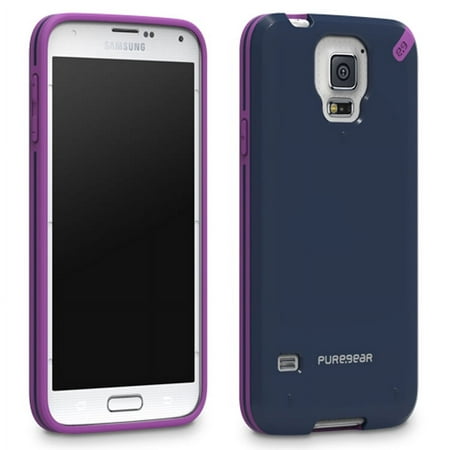 PureGear Slim Shell Case for Samsung Galaxy S5 Blue and Purple