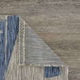 thumbnail image 5 of LR Home Camila 5' x 7', Gray/Blue Sailboat Fade, Stain, and Moisture Resistant Indoor/Outdoor Area Rug, 5 of 8