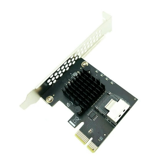 FOR PCIe to Mini SAS 8087 4 Port SATA3 6Gb SSD Adapter PCI-e PCI Express X1 Controller Expansion Card Add On Card Chia Mining
