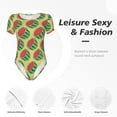 thumbnail image 5 of Picia Summer Watermelon Womens One Piece Swimsuits Modest Tummy Control Bathing Suits Lace Up Slimming Swim Suit-XX-Large, 5 of 9