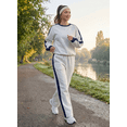 thumbnail image 5 of SHEWIN Womens Sweatsuits 2 Piece Set Fleece Lined Outfits Crew Neck Colorblock Long Sleeve Sweatshirt Jogger Pants Tracksuit Set with Pockets, 5 of 8