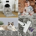 thumbnail image 6 of Garvee Washable Area Rug 5'x7' Persian Vintage Area Rug Indoor Boho Medallion Floor Cover Soft Foldable Rug for Playroom Apartment, Gray, 6 of 6