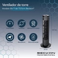 thumbnail image 3 of Ventilador de torre 74cm de alto Beckon Silencioso, 3 of 6