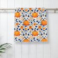 thumbnail image 5 of Bingfone Blue Orange Pumpkin fall Ultra Absorbent & Soft Hand Towels for Bath, Hand, Face, Gym and Spa-27.5x16in, 5 of 8