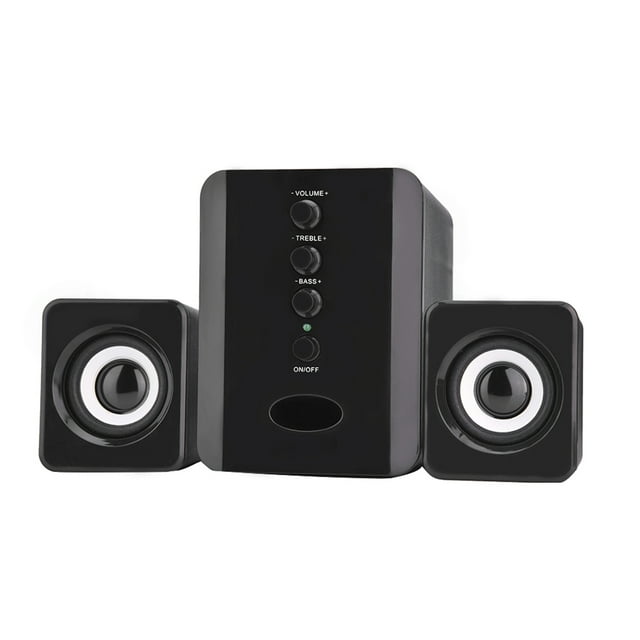 Haut-parleur Filaire, Triple et Basses, Mini Haut-Parleur Portable Réglable Indépendant, Combinaison Pratique Supérieure pour Haut-Parleur pour Lecteur de Musique