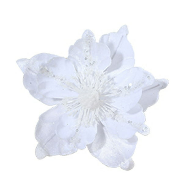 pstuiky Flores de Navidad, Flores Artificiales, Decoraciones Navideñas, Flores Eternas, Adorna tu Árbol de Navidad