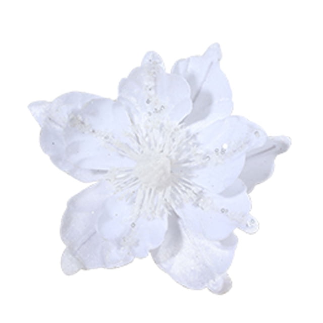 Xihbxyly Flores Artificiales Navideñas, Decoración Realista para Árbol de Navidad, Tela Suave, Elegantes Detalles Festivos, Versátiles para Ramos y Jarrones, Perfectas para Navidad, 22 Cm de Largo, J