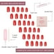 thumbnail image 4 of Glamnetic Cherry Glaze de Press On Nails, corto y redondo, rojo, 4 of 6