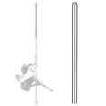 thumbnail image 2 of Yescom 3.3 FT Chrome Dancing Pole Extension for 45 mm Professional Pole Fitness Spinning Pole Exercise Party, Silver, 2 of 3