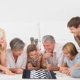 thumbnail image 4 of Juego de ajedrez Juegos de mesa de viaje portátiles Juego de ajedrez enrollable de cuero PU para niños y adultos YUNYI BRAND Deportes, 4 of 8