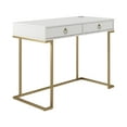 thumbnail image 2 of CosmoLiving Camila Writing Desk, White, 2 of 6