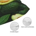 thumbnail image 5 of Kll Fresh Avocados Pillow Covers Envelope Closure,Super Soft And Cozy Fuzzy Fleece Pillow Case Cover 14"X20", 5 of 9