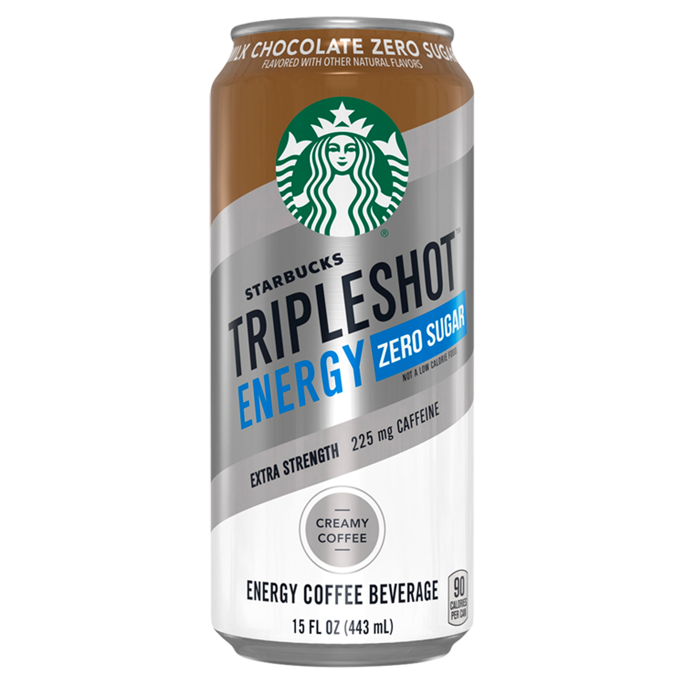 Starbucks Zero Sugar Coffee Drink Tripleshot Energy Chocolate 15 Fluid Ounce