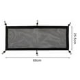 thumbnail image 4 of Homerr Under Desk Storage Bag Cable Management Net Privacy Mesh Cord Manager Under-Desk Wire Net Large Capacity Easy to Install Cord Organizer Net Office Desktop Cable Organizer, 4 of 8