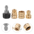 thumbnail image 2 of 8 Pcs Pressure Washer Hose Quick Connect Fittings Hose Quick Connect Fittings Hose Adapter, 2 of 8