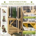 thumbnail image 2 of Haverchair Cat Catio, Cat Window Perch for Large Indoor Cats, Window Box Enclosure with 4 Jump Platforms, Wooden Window Hammock for Multi Kittens, All-Weather Use Outdoor Small Pet Perch House, 2 of 12