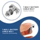 thumbnail image 2 of 2 tornillos para coche, pernos en T, terminales de cable de batería, pernos de acero inoxidable para automóviles, 2 of 8