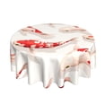 thumbnail image 2 of XMXT Waterproof Table Cloth, Cute Koi Print Polyester Round Tablecloth for Dining Party Decor, 60 inches, 2 of 8