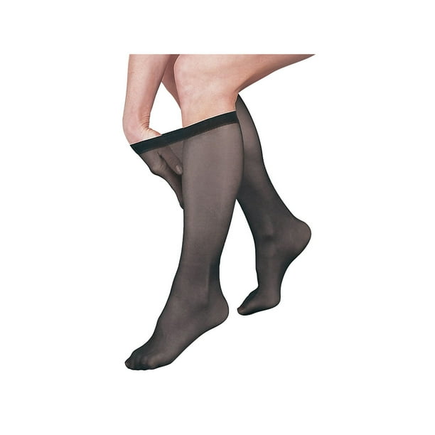 Support Plus Women's Firm Support Sheer Knee Highs Compression