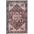 thumbnail image 2 of nuLOOM Harriet Vintage Medallion Fringe Area Rug, 6' 7" x 9' 4", Blue, 2 of 2