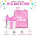 thumbnail image 5 of MISS POPULAR Big Sister T-Shirt for Girls – Super Soft Short Sleeve, Promoted to Big Sis, Pregnancy Announcement, Family Photo & Everyday Wear | Toddler to Big Girl Sizes, 5 of 8