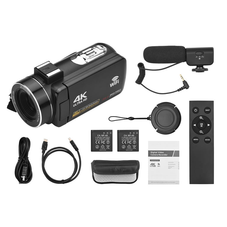 Dvc Caméra Vidéo  4k Vlogging Caméra UHD 56MP Avec Vision