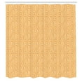 thumbnail image 2 of Ambesonne Orange Shower Curtain, Abstract Retro Fractal Art, 69"Wx84"L, Champagne and Peach, 2 of 4