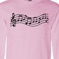 thumbnail image 4 of Inktastic Music Staff Musical Long Sleeve T-Shirt, 4 of 5