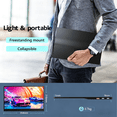 thumbnail image 3 of JEEJIA Portable Monitor for Laptop, 15.6 Inch, 1080P FHD, w/Adjustable Stand, USB-C/HDMI Plug & Play, Travel Edition, 3 of 7