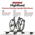 thumbnail image 3 of Yakima HighRoad Rooftop Upright Bike Mount with TorqueRight Knob and Tray, Black, 3 of 11