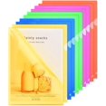 thumbnail image 1 of 80 piezas transparente azul, amarillo, verde y rojo Chemises Plastique, Dossier Pochette A4 Pochette Document 4 Couleurs Vives Transparent Plastique Sou, 1 of 5