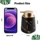 thumbnail image 2 of Dispensador de jabón de manos en loción de cerámica, bomba fácil de presionar, dispensador de desinfectante de manos para baño recargable, 2 of 5