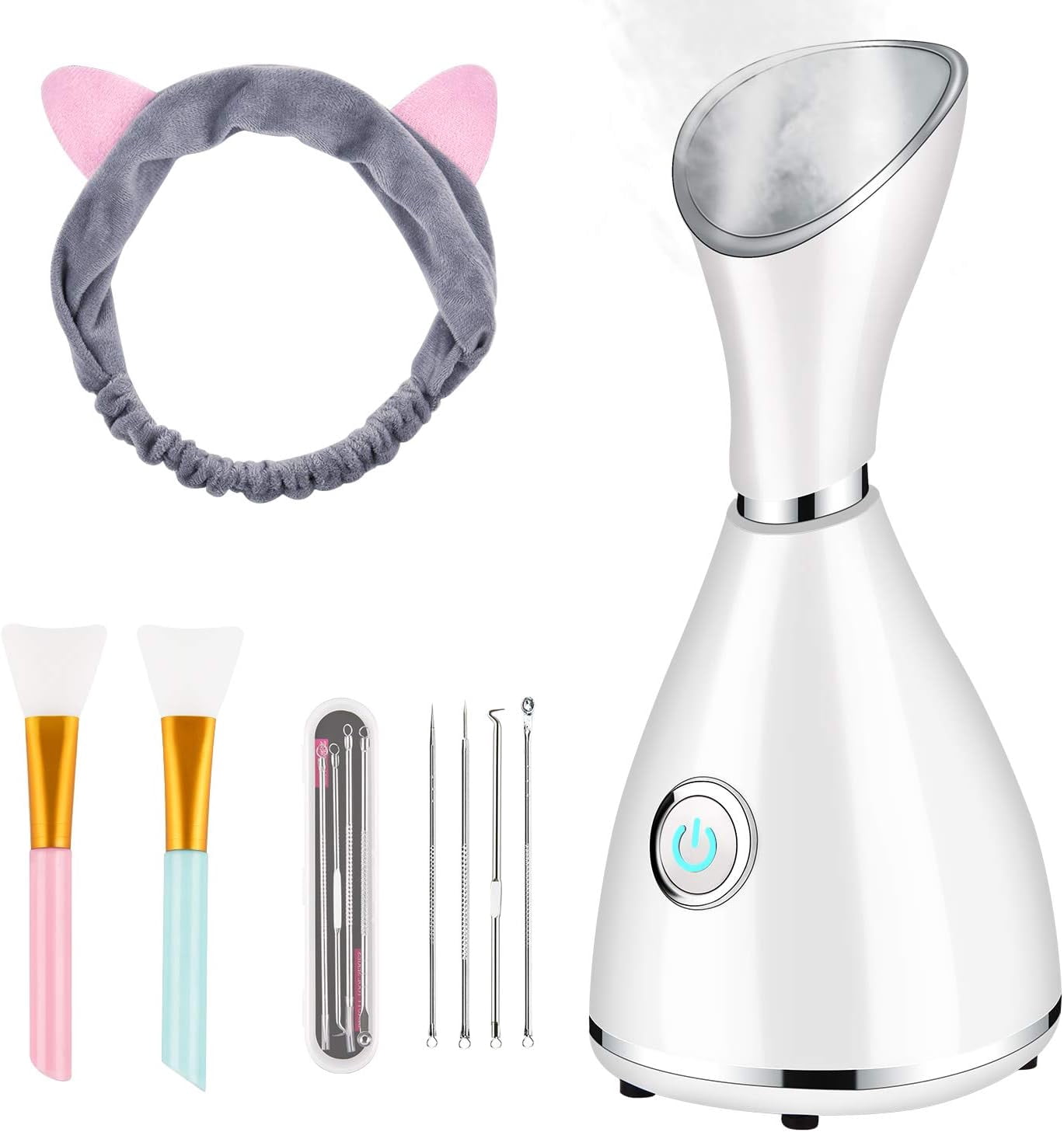 Portable Facial Steamer, Nano Ionic Face Steamer with 180