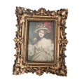thumbnail image 2 of deevoka Antique Resin Photo Frame 10x15cm Photo, Tabletop Wall Hanging Photo Gallery Art, 2 of 6