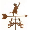 thumbnail image 1 of EZ Vane EZ1200-GR Cat & Butterfly Weathervane with Garden Mount, 1 of 4