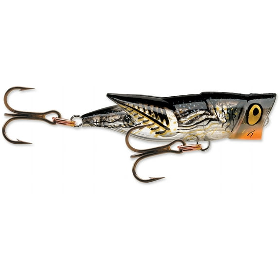 Storm Hopper Popper 1 1/2" Topwater Fishing Lure 1/16oz Phantom Black