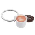 thumbnail image 3 of Llavero de color grano de café colgante colgante colgante de café con llavero Decoración del llavero Elementos de café con bolso de bolsas de mochila, 3 of 4