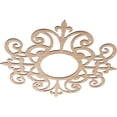 thumbnail image 2 of Ekena Millwork 36"OD x 11 3/4"ID x 3/8"T Dijon Wood Fretwork Pierced Ceiling Medallion, Alder, 2 of 3