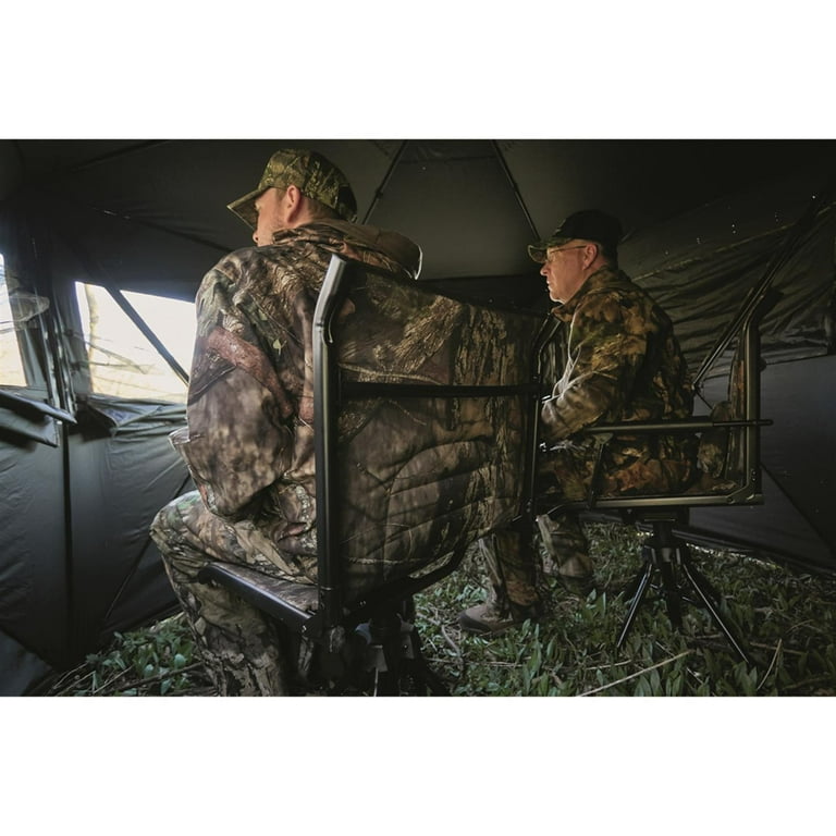 Bolderton 360 Degree Swivel Camo Hunting Blind Chair Folding