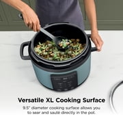 Ninja HyperHeat 8-in-1 Electric Pressure Cooker, 6.5 Qt Multi-Cooker with SimpliServe Pot, 1200W, Sage Leaf