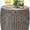 Brown, variant on HarmonyStrings Outdoor Cooler Table, 9.5 Gallon Ice Cool Table w/Top Lid, Side Handle, Drainage Plug, Weather-Resistant Wicker Rattan Round Ice Bucket-Black