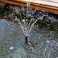 thumbnail image 4 of Solar Water Pump with Backup Battery and Fountain Lights for Birdbath, Fountain, Small Pond, Garden Decoration (Battery and Lights Included), 4 of 5