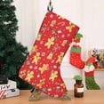 thumbnail image 4 of Christmas Stockings,Red Christmas Gingerbread Man Pattern Stockings Christmas,14.8'' Xmas Stockings,Christmas Party Favors,Christmas Party Decorations,Christmas Stockings Personalized, 4 of 5